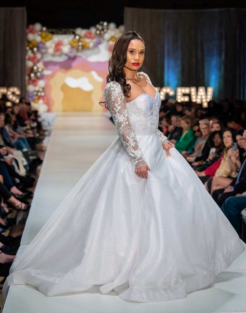 IYA | Sparkle tulle corset ballgown-Vanya Designs Bridal Shop