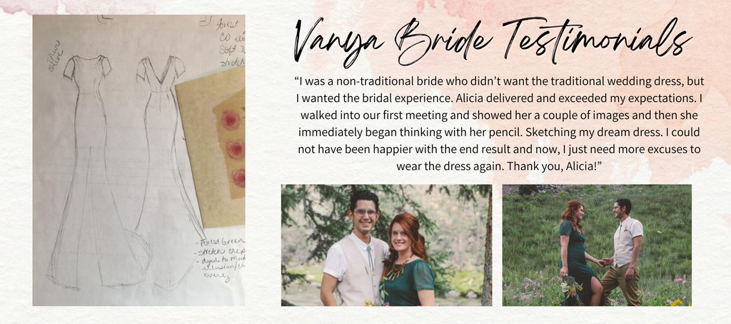 Vanya Bride Testimonials Slide 4 | Vanya Designs Bridal | Women's Bridal Boutique Wichita, KS